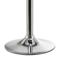 Taburete giratorio giratorio negro