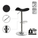 Taburete giratorio elevable negro