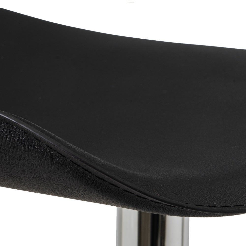 Taburete giratorio elevable negro