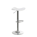 Taburete giratorio giratorio blanco