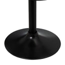 Taburete giratorio negro