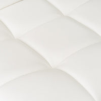 Taburete giratorio blanco