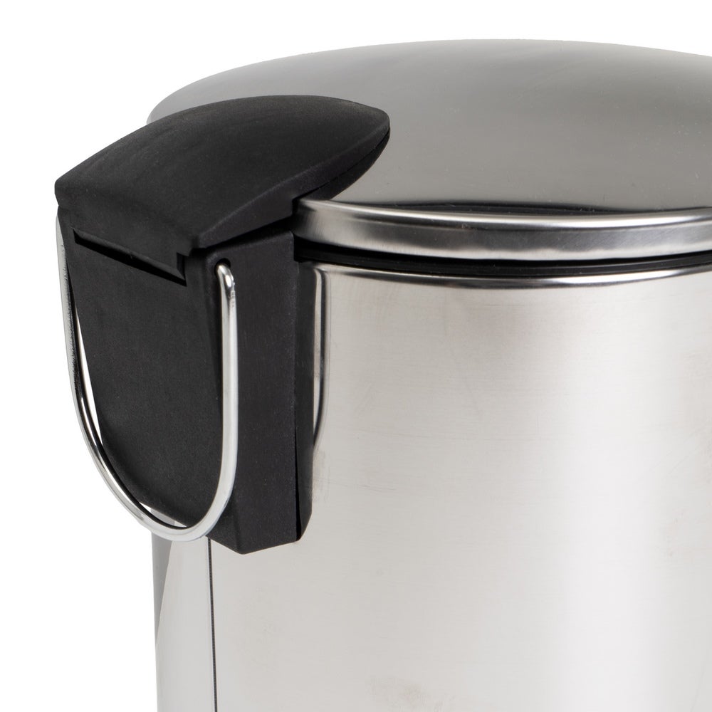 Papelera plateada de 3 Litros