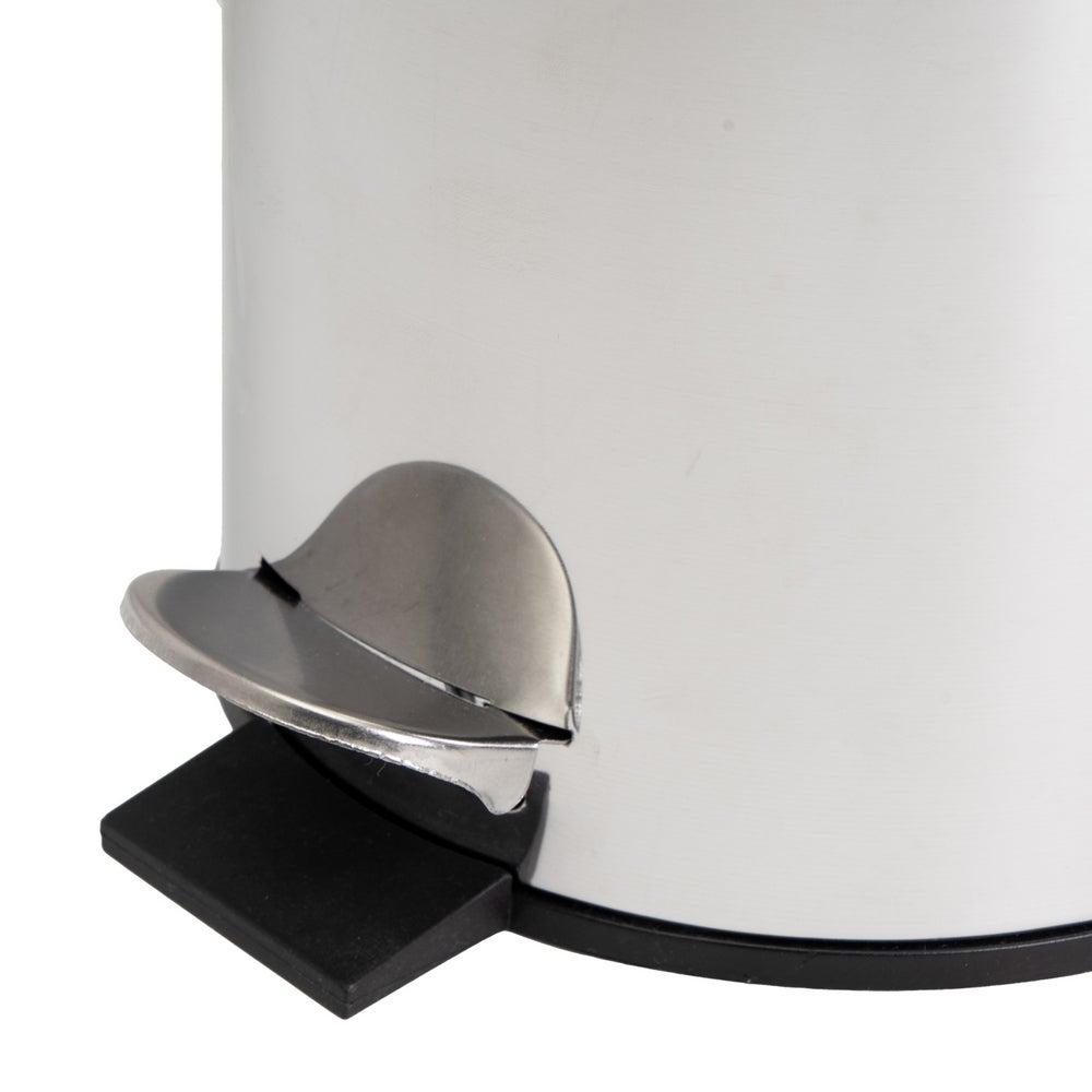 Papelera plateada de 3 Litros