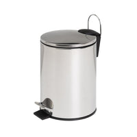 Papelera plateada de 3 Litros