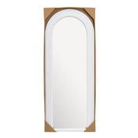 Espejos de pie blanco de 107 cm