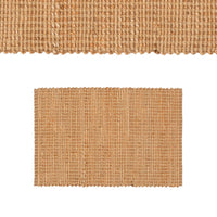 Alfombra de yute natural de 60x90 cm