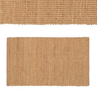 Alfombra de yute natural de 70x140 cm