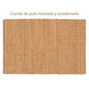 Alfombra de yute natural de 70x140 cm