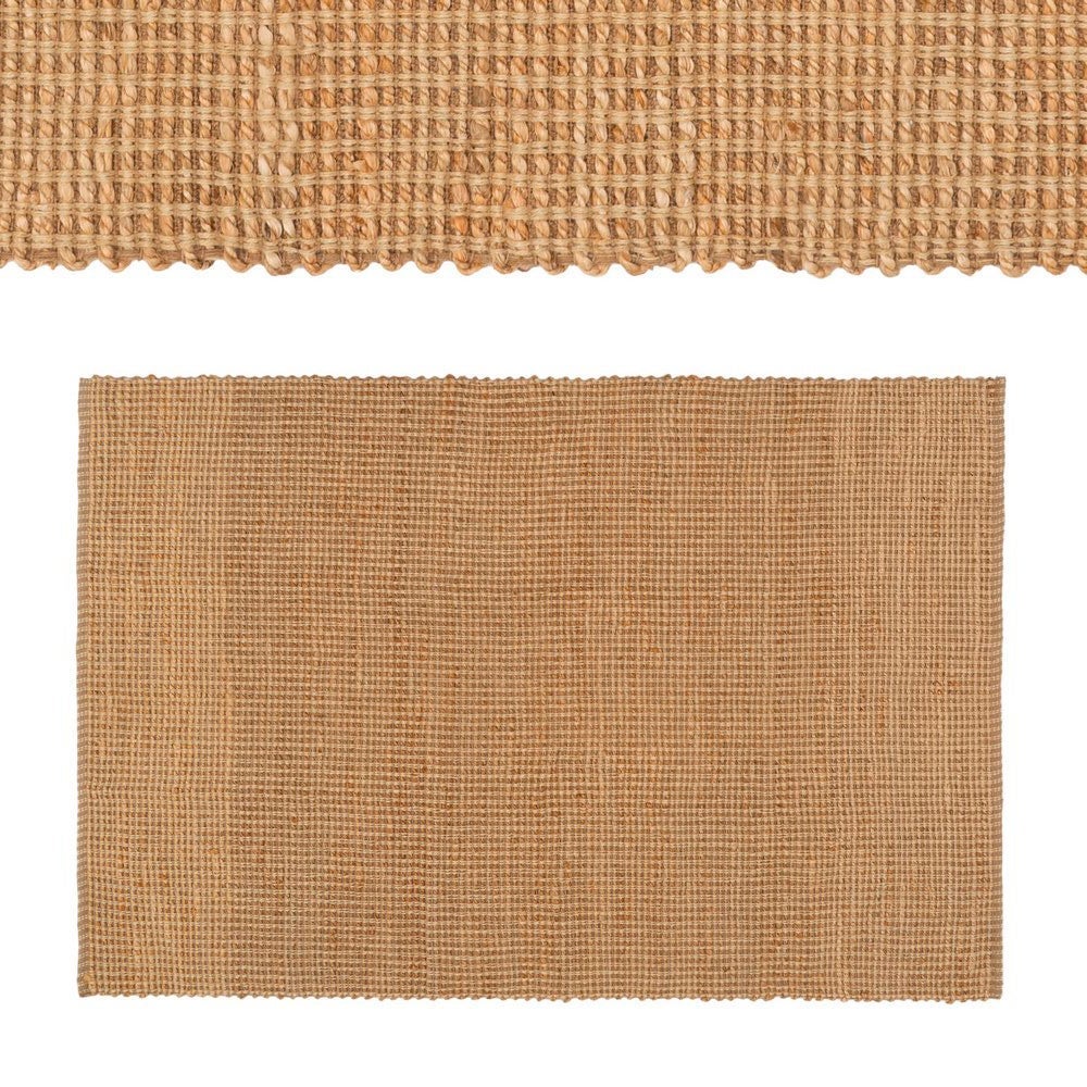Alfombra de yute natural de 140x200 cm