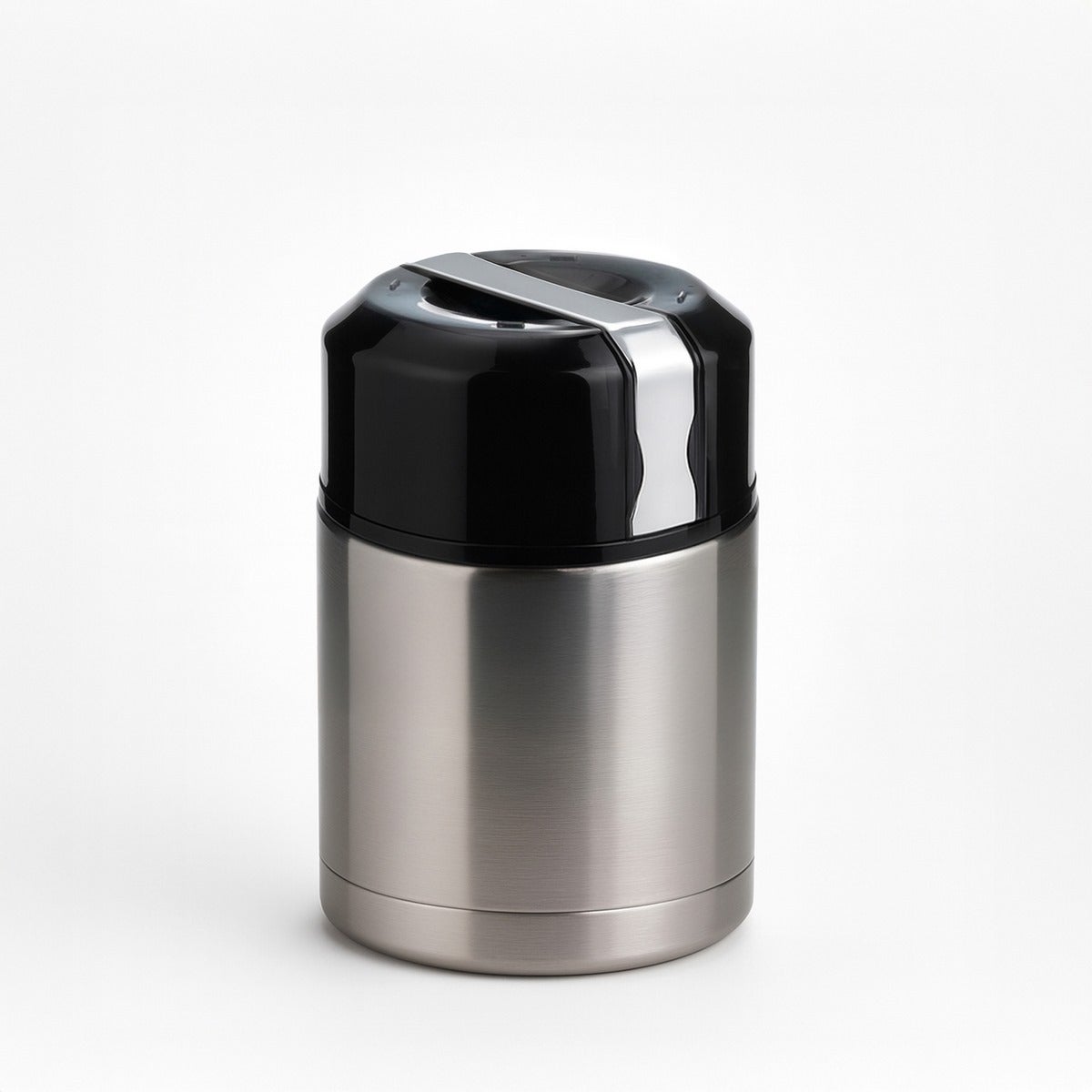 Termo para sólidos Office de acero inoxidable plateado de 800 ml