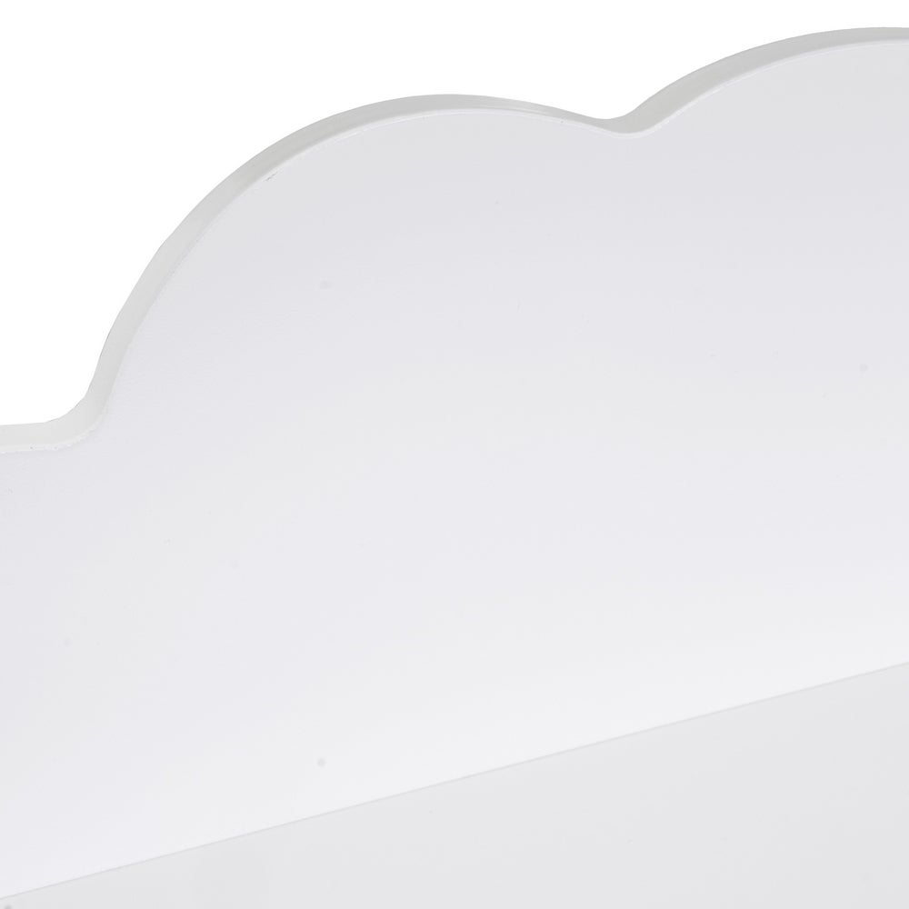 Perchero de pared nube blanco