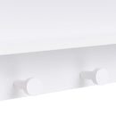 Perchero de pared nube blanco