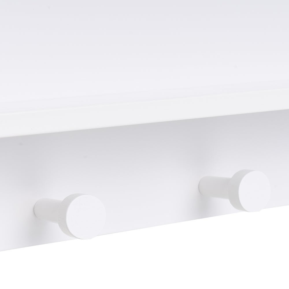 Perchero de pared nube blanco