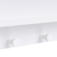 Perchero de pared nube blanco