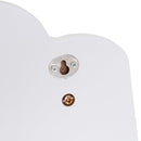 Perchero de pared nube blanco