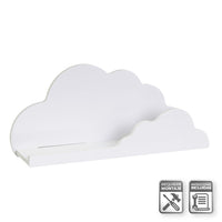 Estante de pared nube blanco