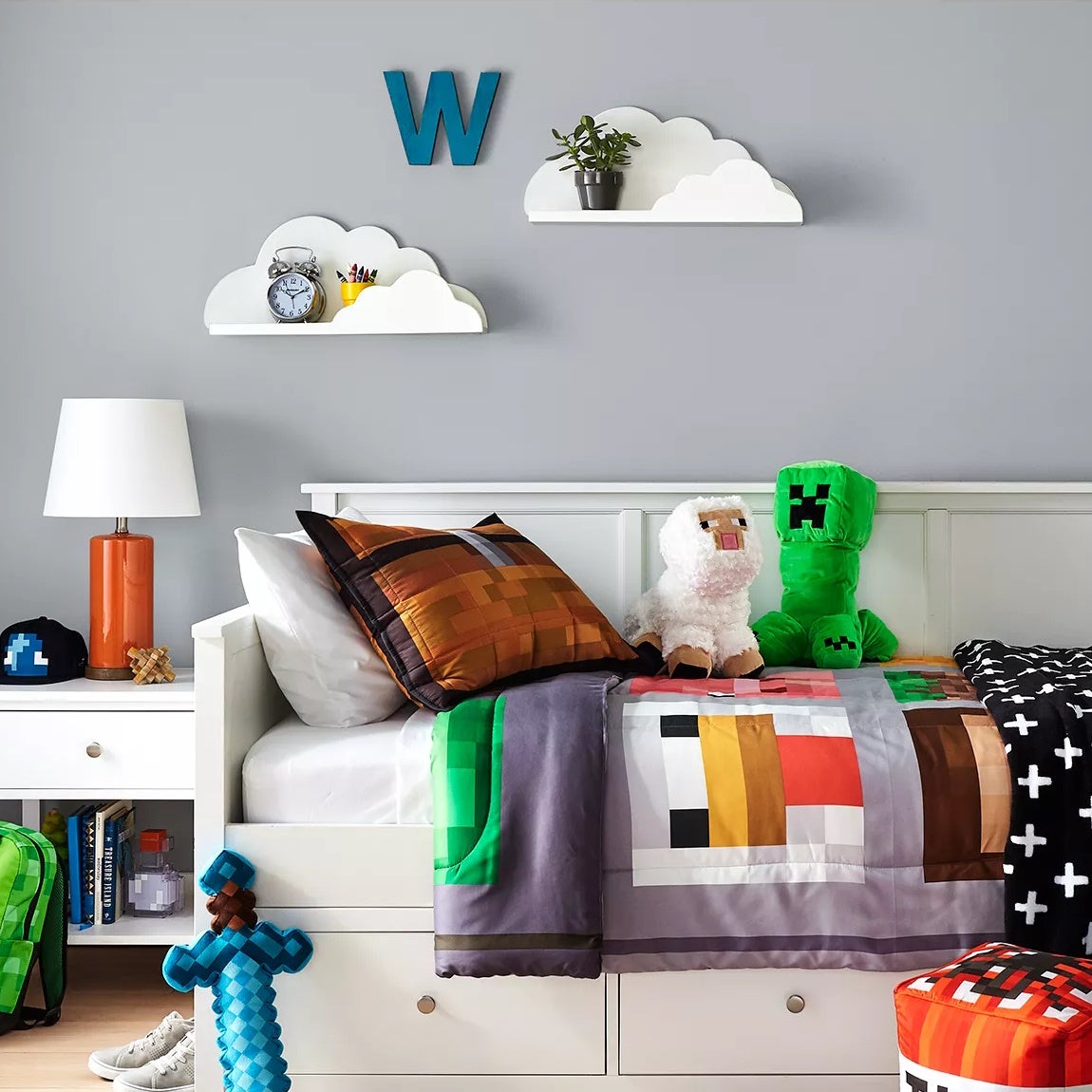 Estante de pared nube blanco