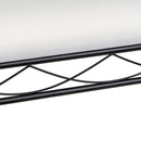 Banqueta de dormitorio negra de 115cm