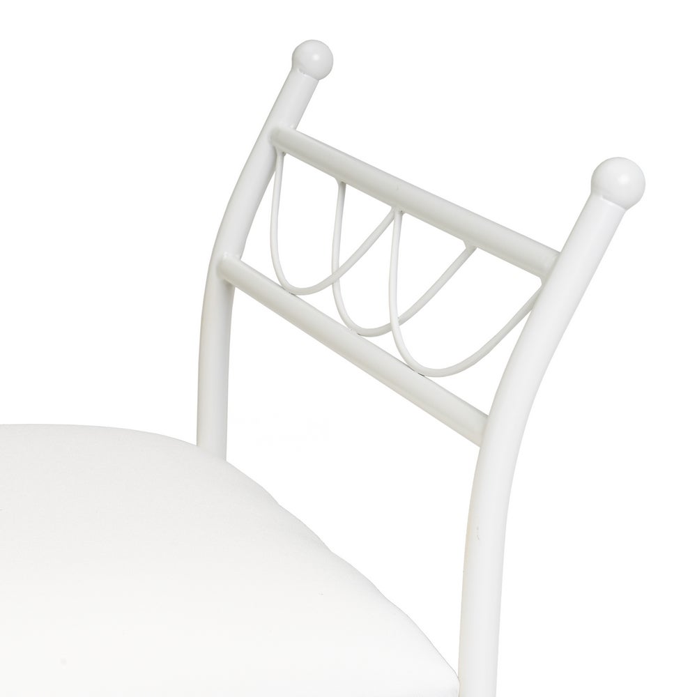 Banqueta de dormitorio blanca de 115cm