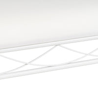 Banqueta de dormitorio blanca de 115cm