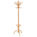 Perchero de pie paragüero natural