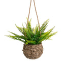 Helecho artificial colgante de 25 cm