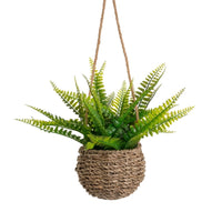 Helecho artificial colgante de 25 cm