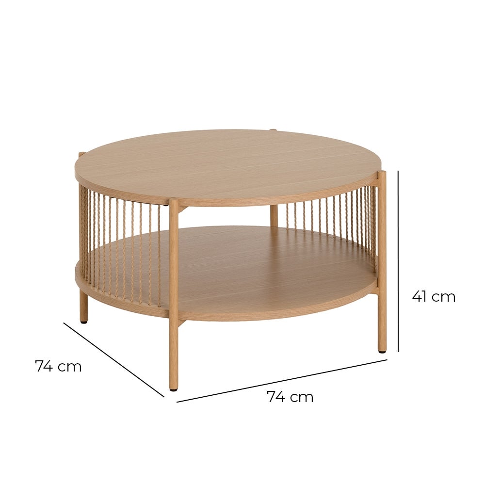 Mesa de centro redonda Gaia