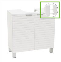 Mueble bajo lavabo pedestal de 60 cm