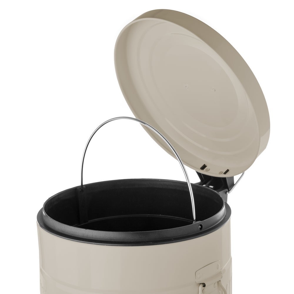 Cubo de basura beige de 20 Litros