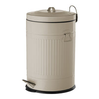 Cubo de basura beige de 20 Litros