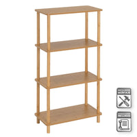 Estantería de bambú natural