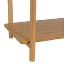 Estantería escaloranada de bambú natural