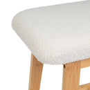 Banqueta de bambú natural