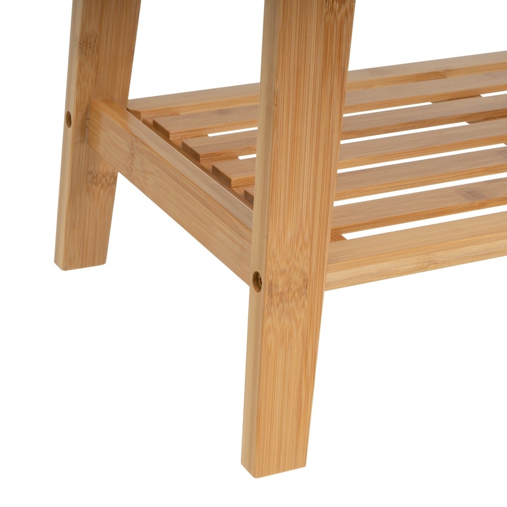 Banqueta de bambú natural