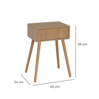 Mesita de noche con cajón