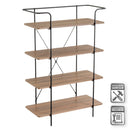 Estantería negra con 4 baldas