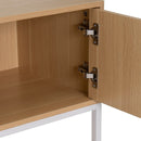 Mueble TV de madera con 2 puertas