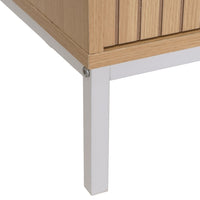 Mueble TV de madera con 2 puertas