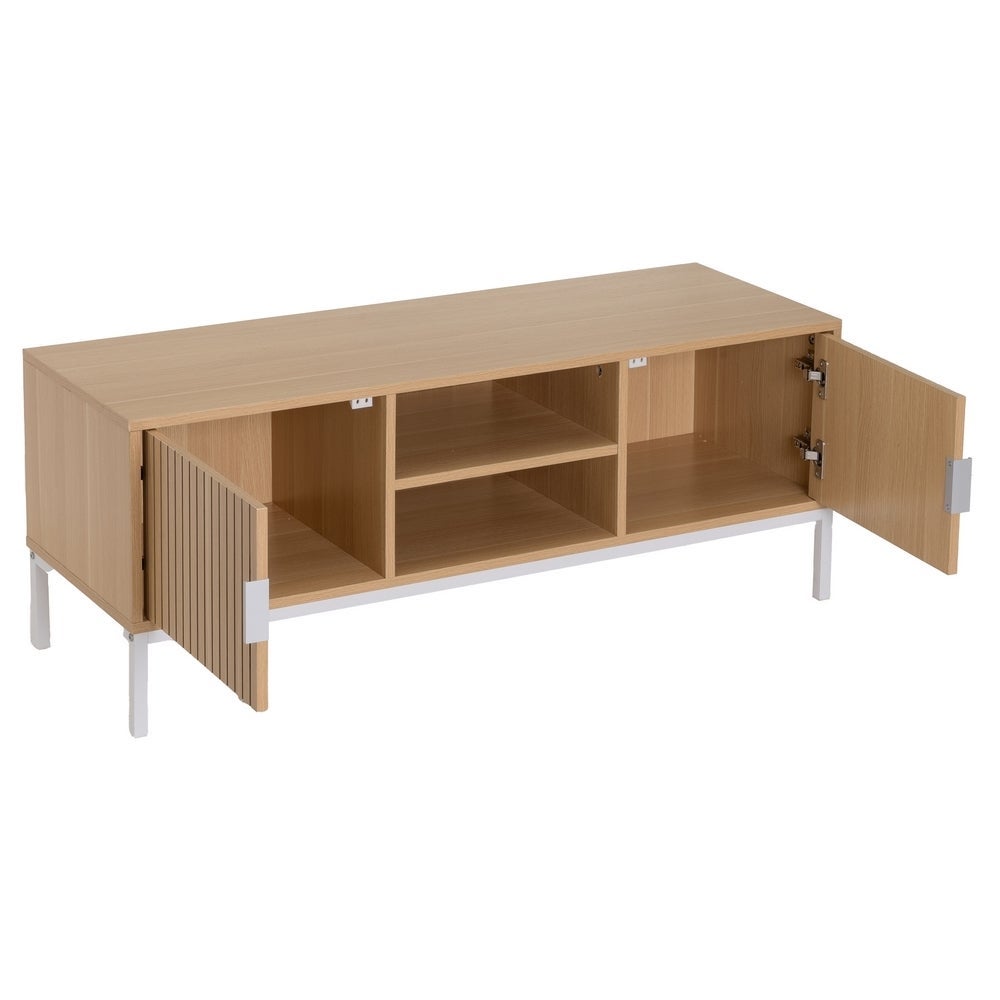 Mueble TV de madera con 2 puertas