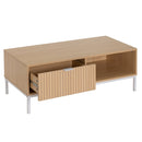 Mesa de centro con cajón