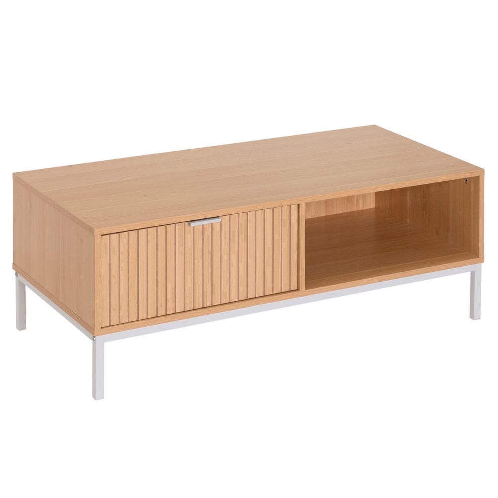 Mesa de centro con cajón