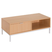 Mesa de centro con cajón