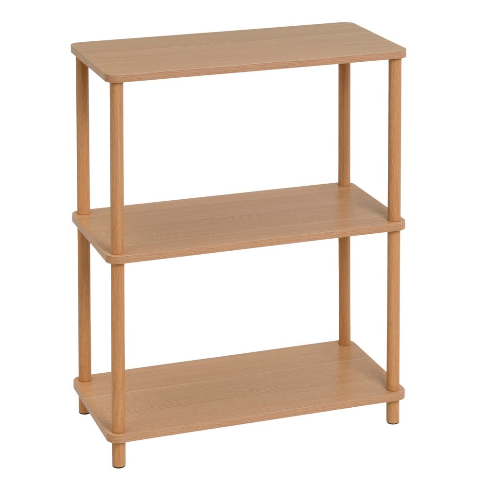 Estantería de madera con 3 baldas