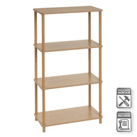 Estantería de madera con 4 baldas