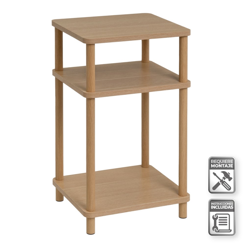 Mesa auxiliar de madera