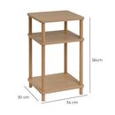 Mesa auxiliar de madera