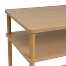 Mesa de centro de madera natural