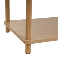 Mesa de centro de madera natural